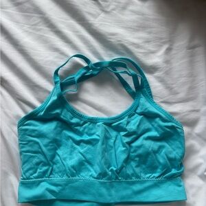 Turquoise Sports Bra